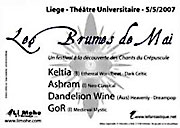 Brumes de mai - Mai 2007