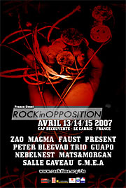 Rock In Opposition - Avril 2007