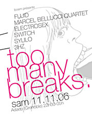 Too Many Breaks Toulouse France novembre 2006